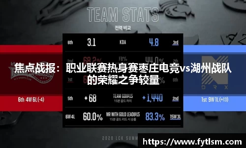 焦点战报:职业联赛热身赛枣庄电竞vs湖州战队的荣耀之争较量